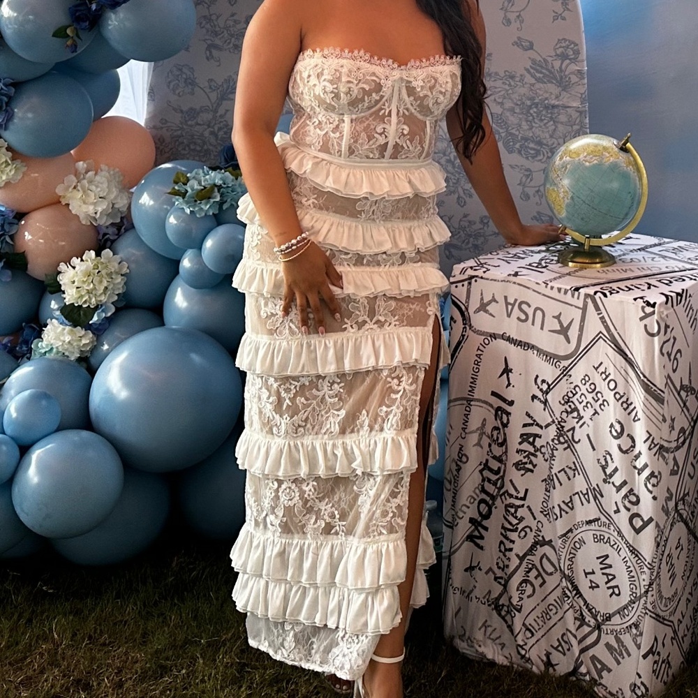 V Chapman Cassia Dress - White - 8